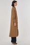 Shiny Buttoned Long Tunic Dark Olive - 5