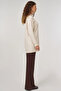 Knitted Detailed Viscose Knitwear Tunic Cream - 6