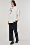 Embroidered Sweatshirt Ecru - 2