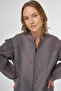 Embroidered Jacquard Jacket Smoked - 6