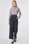 Elastic Comfortable Cut Pants Anthracite