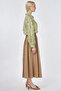 Bell Skirt with Pocket Detail Light Brown - 6