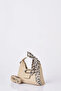 Foulard Detailed Faux Leather Bag Cream - 4