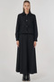 Wool Content Skirt Suit Black - 2