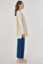 Sequin Detailed Knitwear Tunic Cream - 6