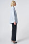 Buttoned Cotton Basic Shirt Ice Blue - 6