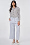 High Waist Non Denim Trousers Blue - 2