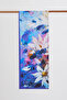 Flower Pattern Viscose Shawl Purple