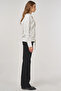 Zipper Closure Knitwear Cardigan Ecru - 5
