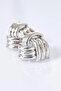 Twisted Earrings Silver - 2
