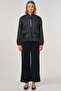 Sequin Detailed Bomber Jacket Black - 3