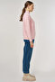 Pearl Detailed Wool Blend Knitwear Sweater Powder - 5