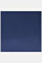 Silvery Plain Scarf Navy Blue