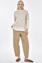 Stripe Pattern Cotton Pack Sweatshirt Light Gray - 2