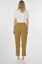 Stitch Detailed Crepe Trousers Khaki - 4