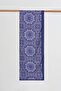 Patterned Digital Print Shawl Indigo