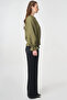 Reglan Sleeve Embossed Jacket Khaki - 7
