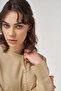 Button Detailed Knitwear Cardigan Stone - 7