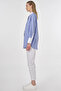 Wide Cuffed Cotton Basic Tunic Airman Blue - 4