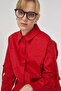 Embossed Cotton Tunic Red - 7