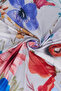 Floral Patterned Scarf Powder - 2