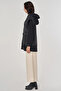 Pocket Detailed Hooded Jacket Black - 4