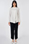 Drape Detailed Rayon Blouse Optical White - 2