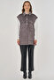 Suede Vest with Pocket Detail Smoked - 2