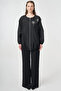 Hotfix Printed Embossed Jacket Black - 3