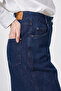 Wide Leg Denim Trousers Silicone Enzyme Wash - 6