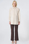 Shirt Collar Basic Poplin Tunic Cream - 3