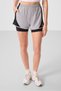 Stone Hidden Pocket Zipper Standard Fit Women's Leggings Shorts - 91015 - 2