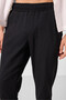 Black Standard Fit Woven Lightweight Stretchy Chino Men's Trousers - 82177 - 3