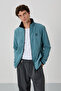 Standard Mold Mock Neck 2-Pack Indigo-Mint Green Men's Fleece Sweatshirt - 87992 - 3