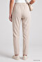 Beige Comfortable Fit Women's Sweatpants with Hidden Pocket Detail - 94687 - 6