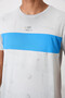 Stone Breathable Jacquard Slim Stretchy Standard Fit Men's Performance T-Shirt - 88398 - 3