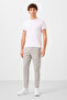 Stone Standard Fit Woven Lightweight Stretchy Chino Men's Trousers - 82180 - 5