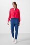 Viva Red-Parlament Hooded Zippered Standard Fit Women's Tracksuit Set - 95328 - 6
