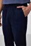 Navy Blue Standard Fit Woven Lightweight Stretchy Chino Men's Trousers - 82175 - 3