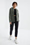 Çağla Hooded Zippered Comfortable Fit Women's Fleece Sweatshirt - 97233 - 2