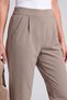 Dark Beige Comfortable Fit Women's Sweatpants with Hidden Pocket Detail - 94687 - 4