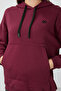 Erguvan Compact Cotton Thick Smooth Textured Hooded Comfortable Form Fit Women's Sweatshirt - 97291 - 4