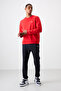 Fiesta - Navy Blue Cotton Thick Soft Textured Comfort Fit Embroidered Men's Tracksuit Set - 85254