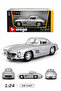 1:24 Mercedes-Benz 300 Sl 1954 Silver Diecast Model Car