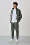 Carlos Khaki Standard Fit Men's Tracksuit Set - 85209 - 4