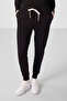 Black Hooded Oversize Women's Tracksuit - 95336 - 2