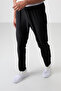 Black Slim Soft Comfort Fit Men's Tracksuit Bottom - 82119 - 3