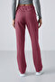 Soft Cherry Zipper Pocket Comfortable Fit Classic Leg Women's Sweatpants - 94195 - 5