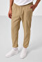 Dark Beige Standard Fit Woven Light Flexible Chino Men's Trousers - 82176 - 2