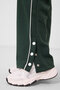 Ecru-Pine Green O Neck Printed Wide Leg Snap Detail Girls Palazzo Tracksuit Set - 75172 - 6